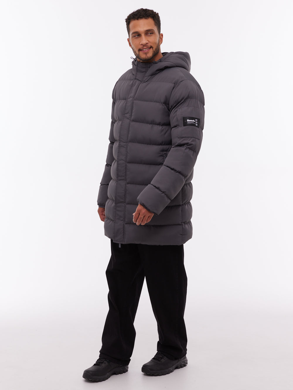 Texani veste matelassée à capuchon - Gris