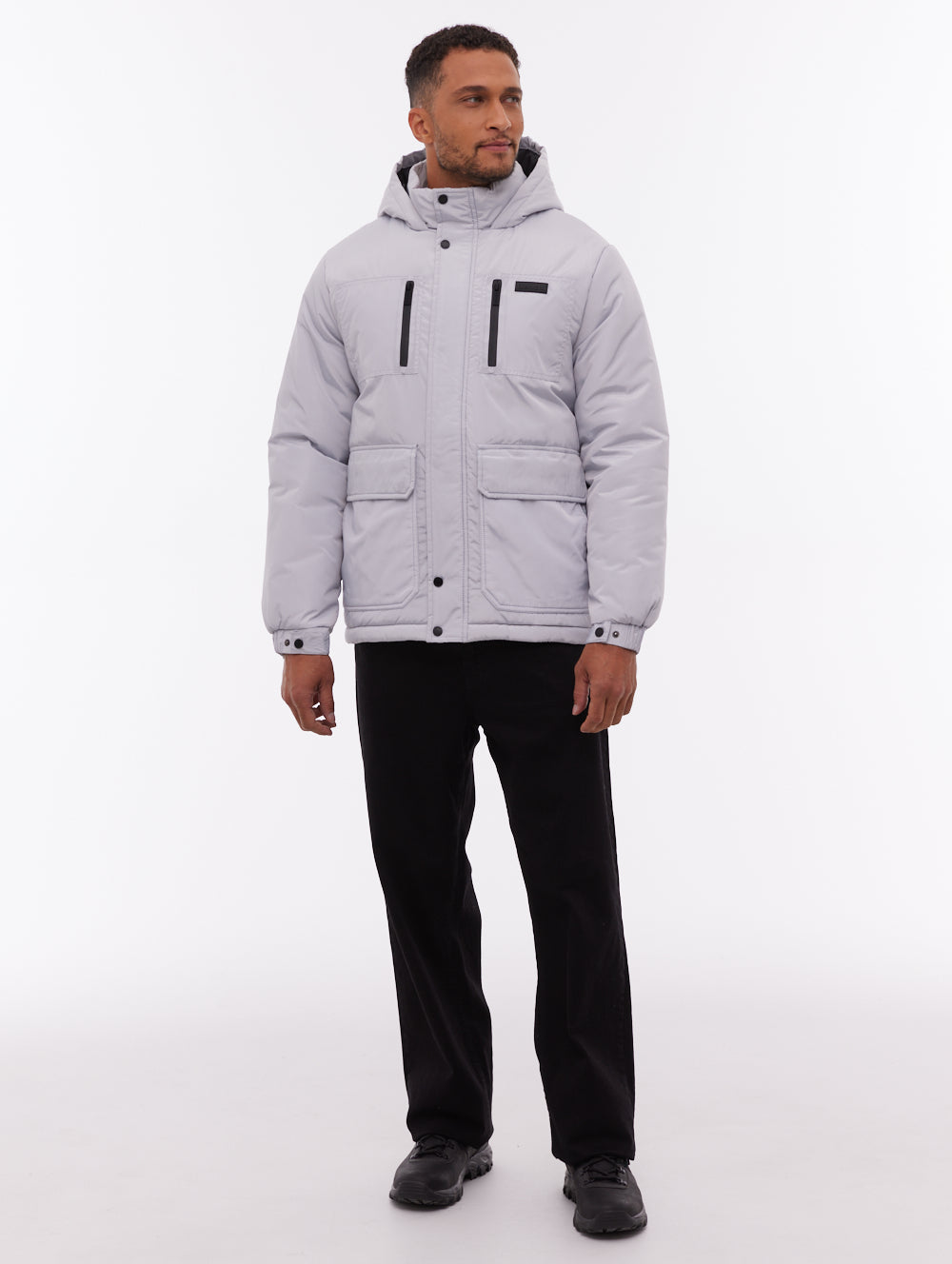 Loderi Utility Parka - Grey - Bench