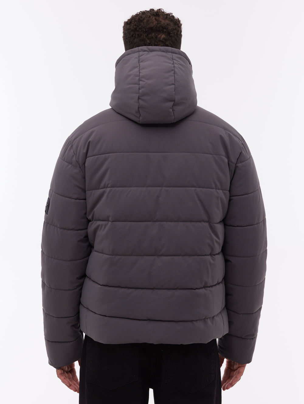 Voroni veste matelassée à capuchon - Gris