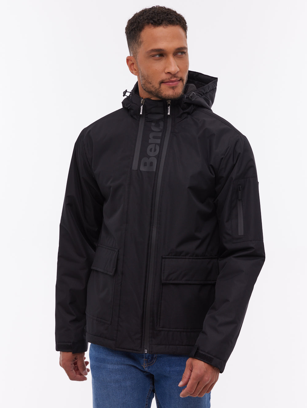 Valana parka à capuchon - Noir