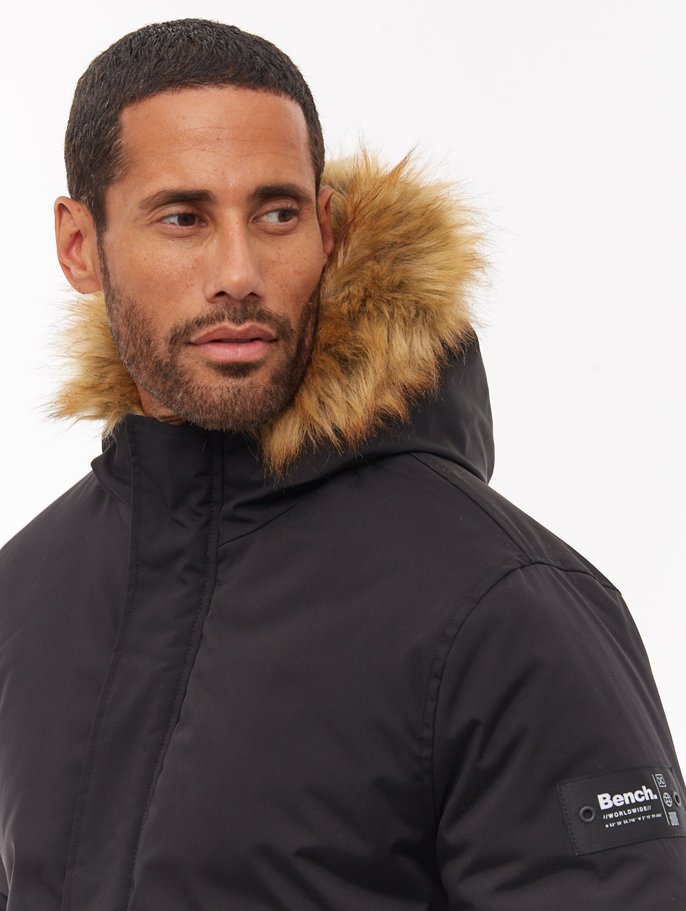 Jarryl Hooded Parka - Black - Bench