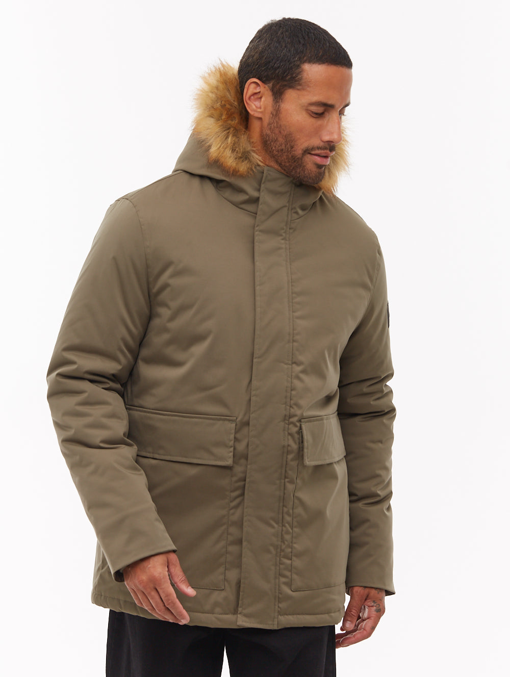 Jarryl Hooded Parka - Green - Bench