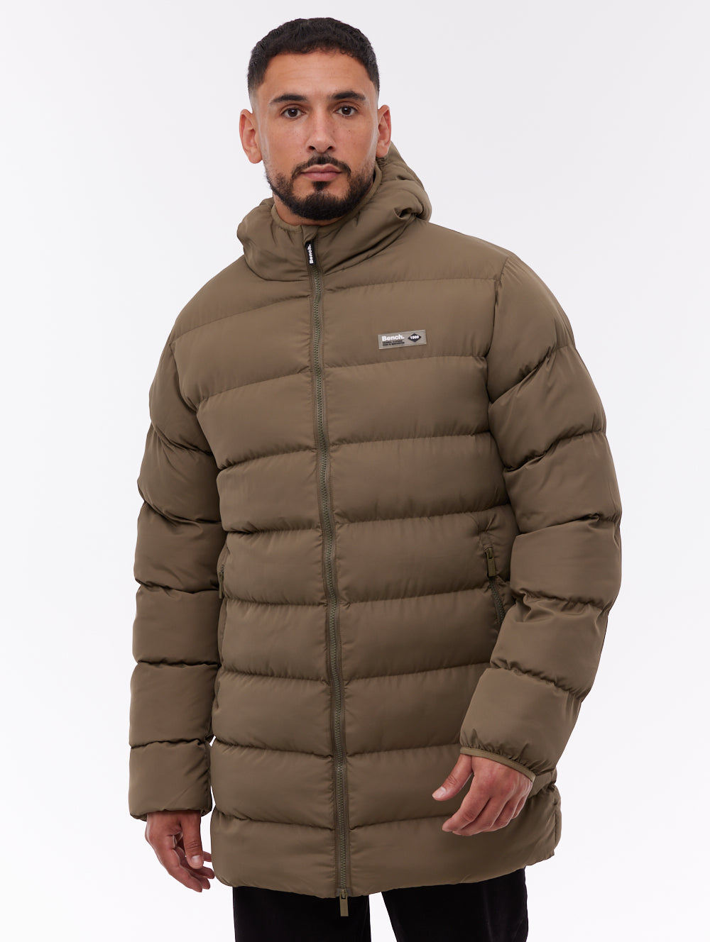 Arviss Hooded Puffer Jacket - Green