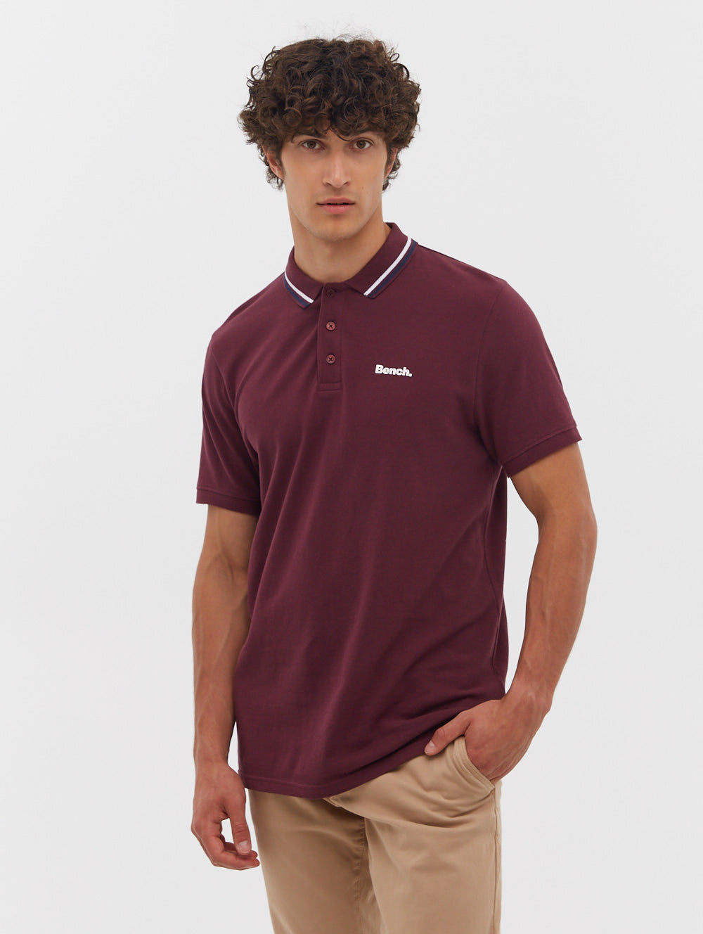 Gruff Contrast Tipping Polo Shirt