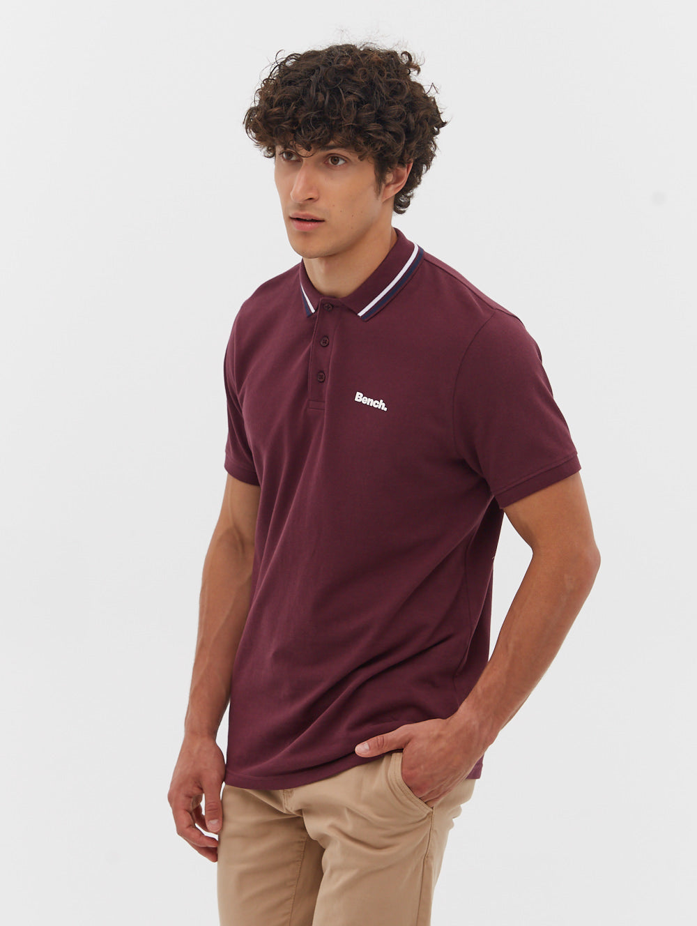 Gruff Contrast Tipping Polo Shirt