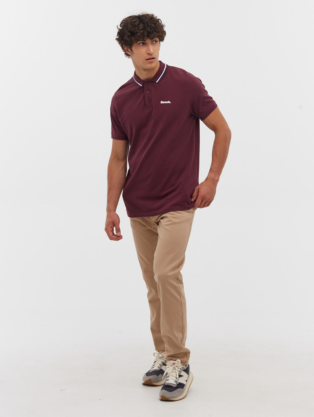 Gruff Contrast Tipping Polo Shirt