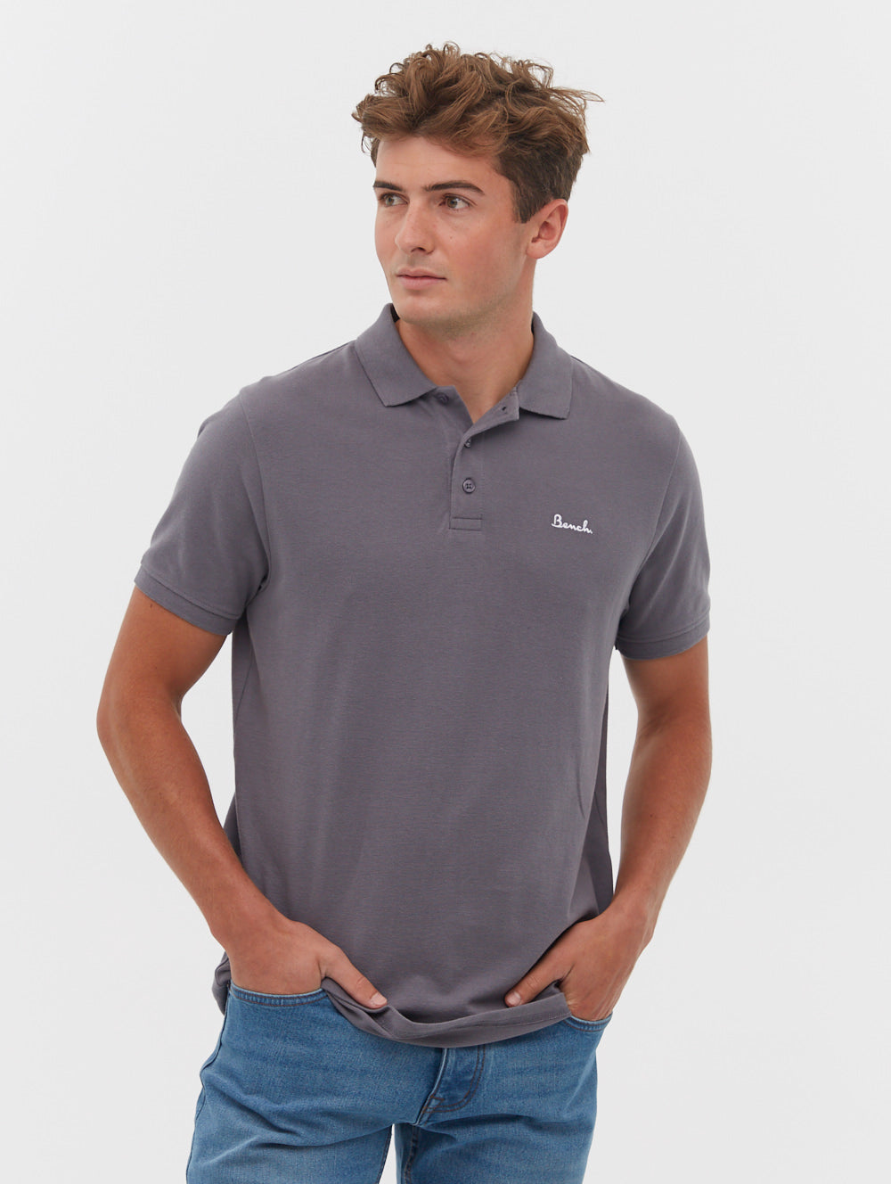 Garlon Embroidered Script Logo Polo Shirt