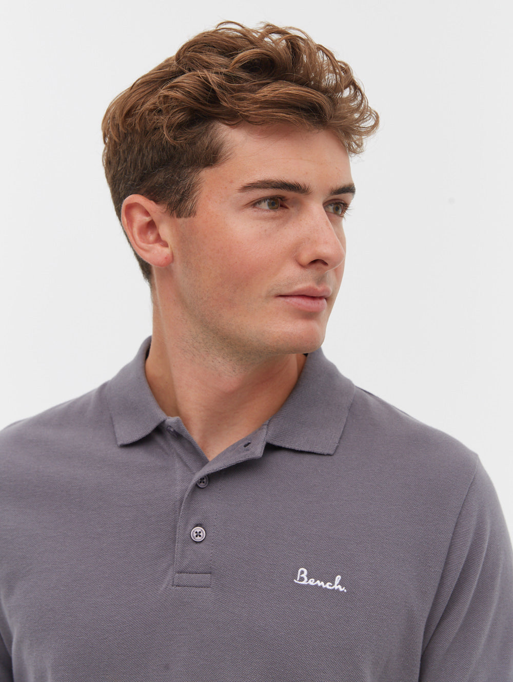 Garlon Embroidered Script Logo Polo Shirt