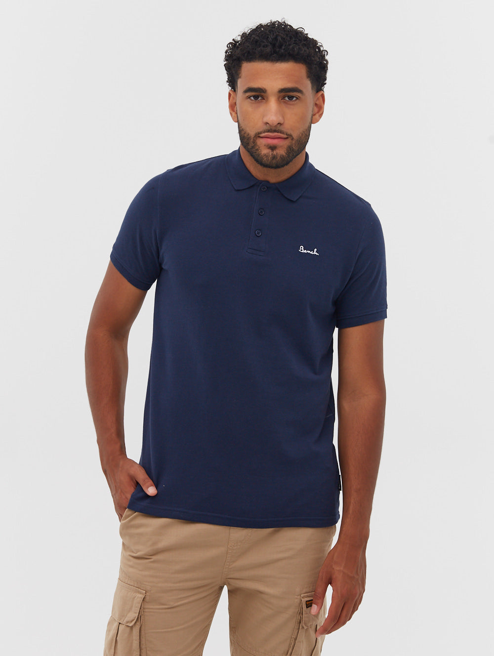 Garlon Embroidered Script Logo Polo Shirt - BN2M126413