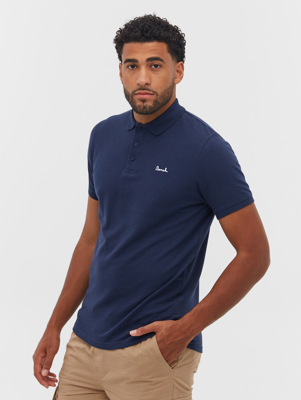 Garlon Embroidered Script Logo Polo Shirt - BN2M126413