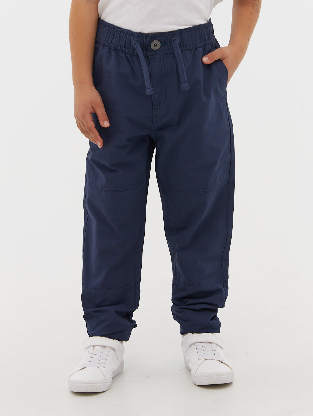 NoBo Juniors XL(15/17) Utility Jogger Pants Urban Khaki Elastic Waist  Cuffed Ank