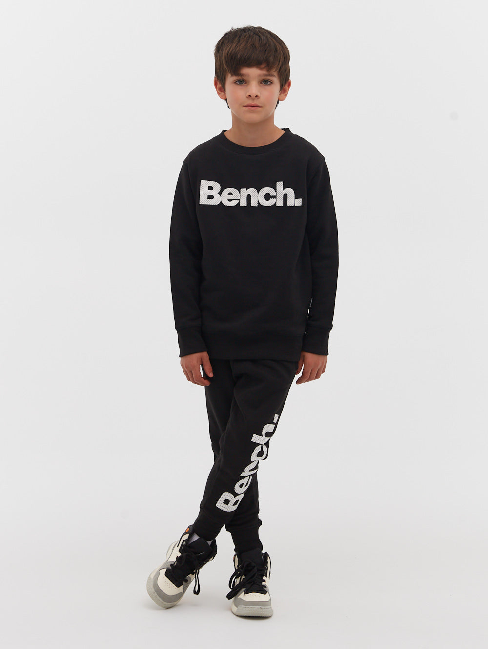 Bench Men’s Black Sweatpants With White Logo / Various Sizes