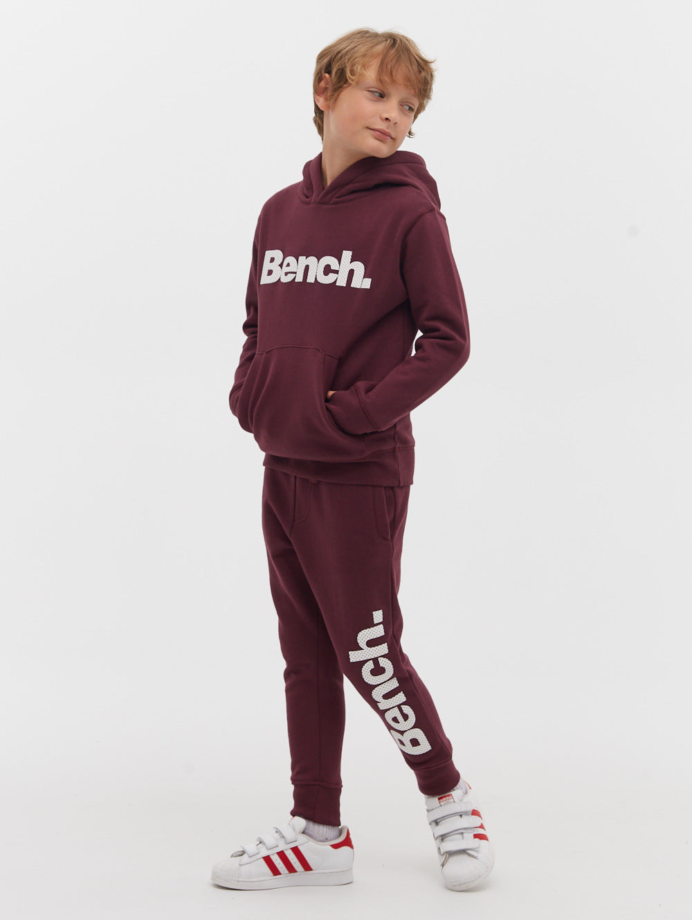 Boys 2025 burgundy hoodie