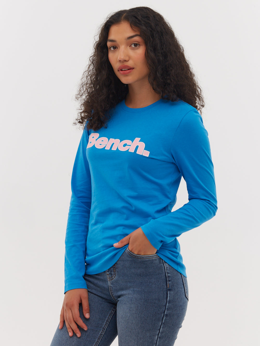 Jewelle Long Sleeve Logo T-Shirt