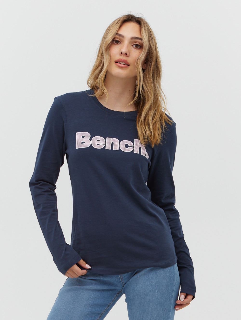 Jewelle Long Sleeve - Bench Logo Tee - BN4A124730