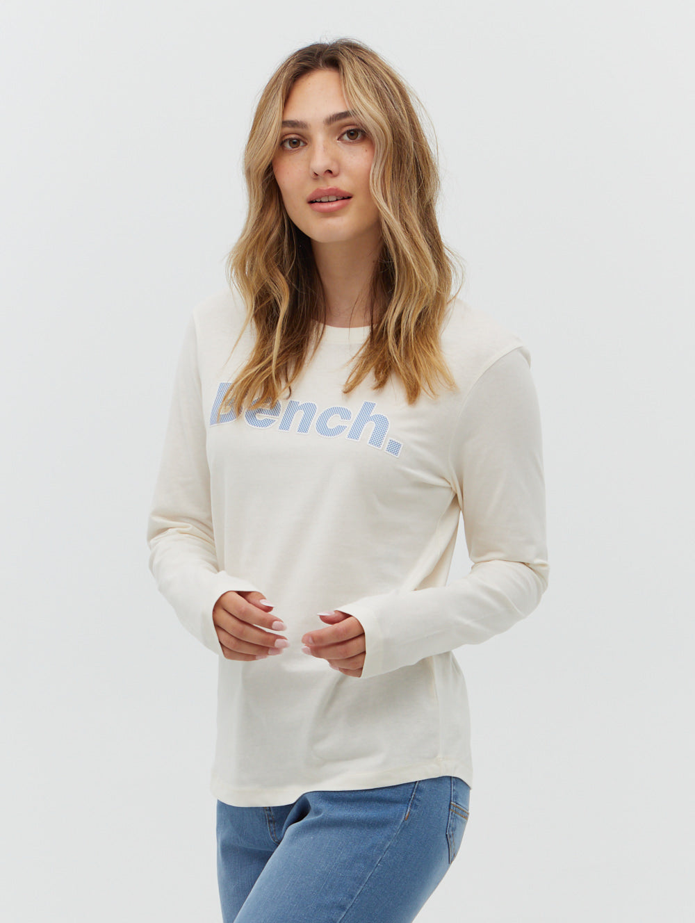 Jewelle Long Sleeve Logo Tee