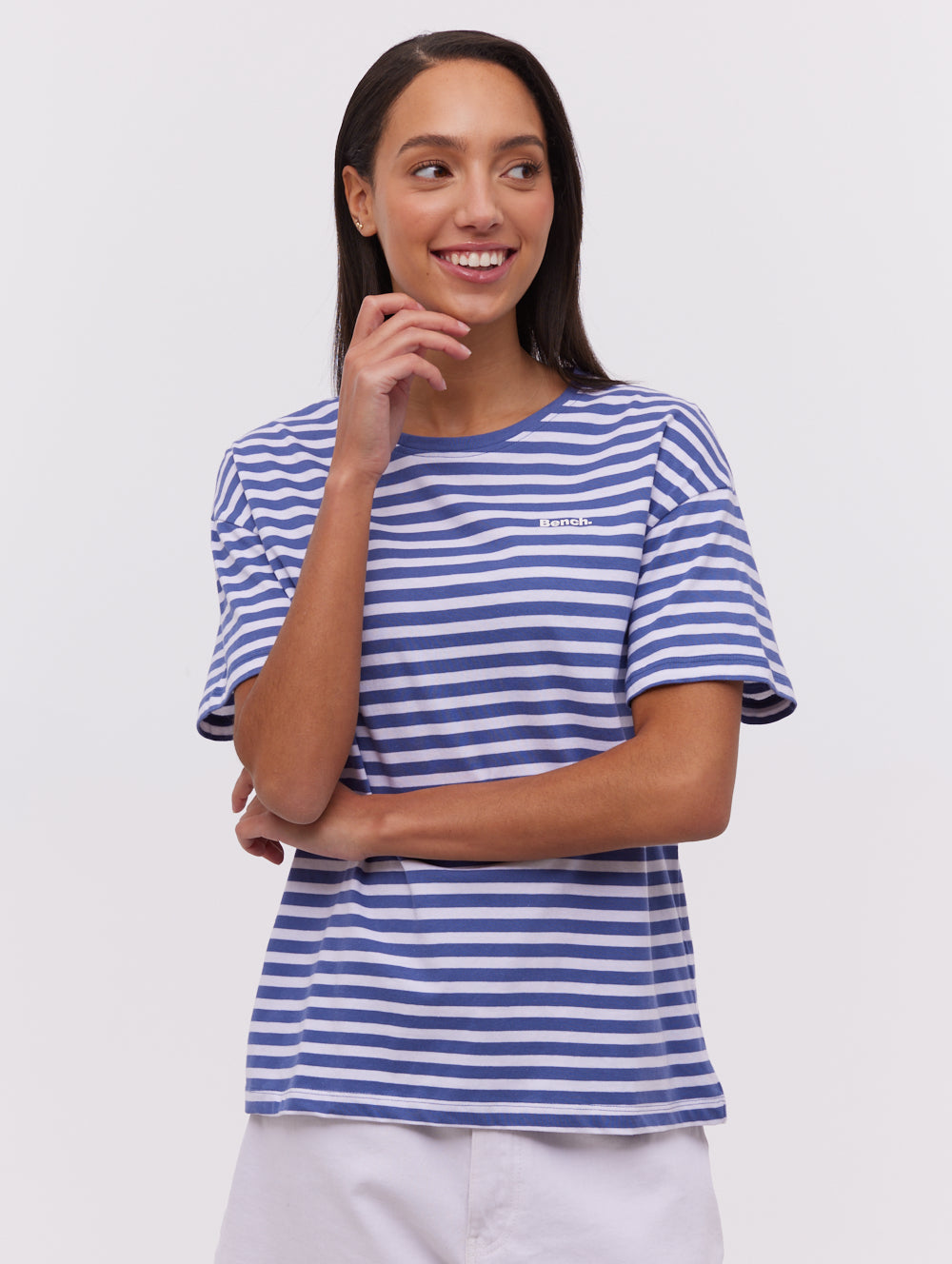Aife Oversize Stripe T-Shirt | Bench Canada
