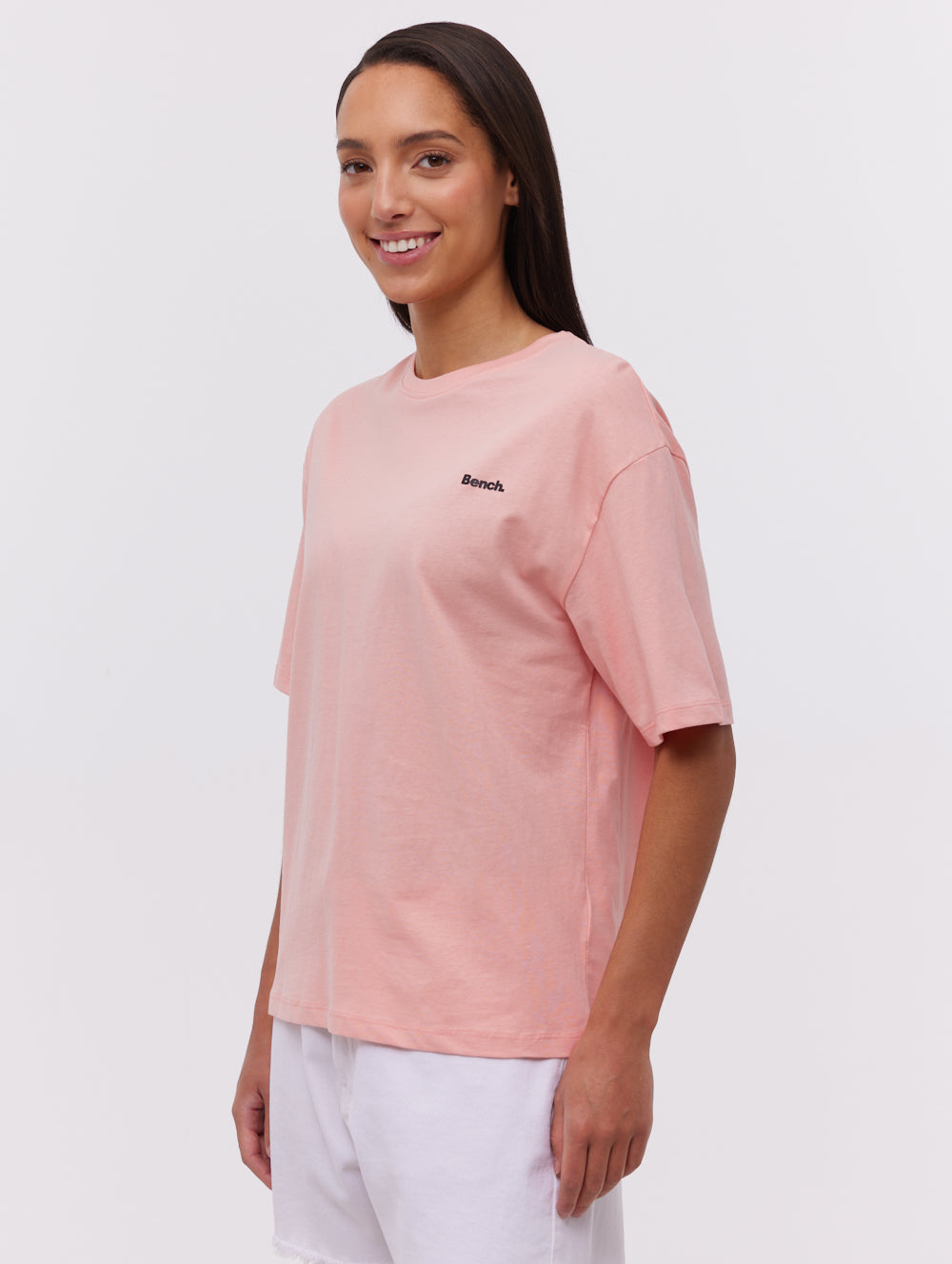 Savita Palm Tree T-Shirt - Pink - Bench