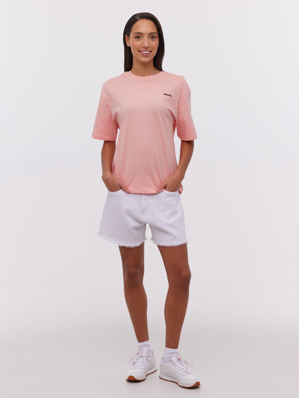 Savita Palm Tree T-Shirt - Pink - Bench Savita Palm Tree T-Shirt - Pink - Bench