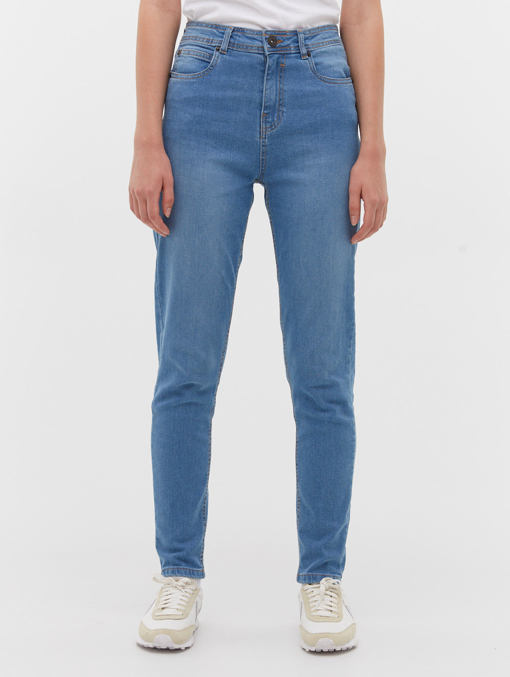 Faye High-Rise Skinny Jeans - Bench
