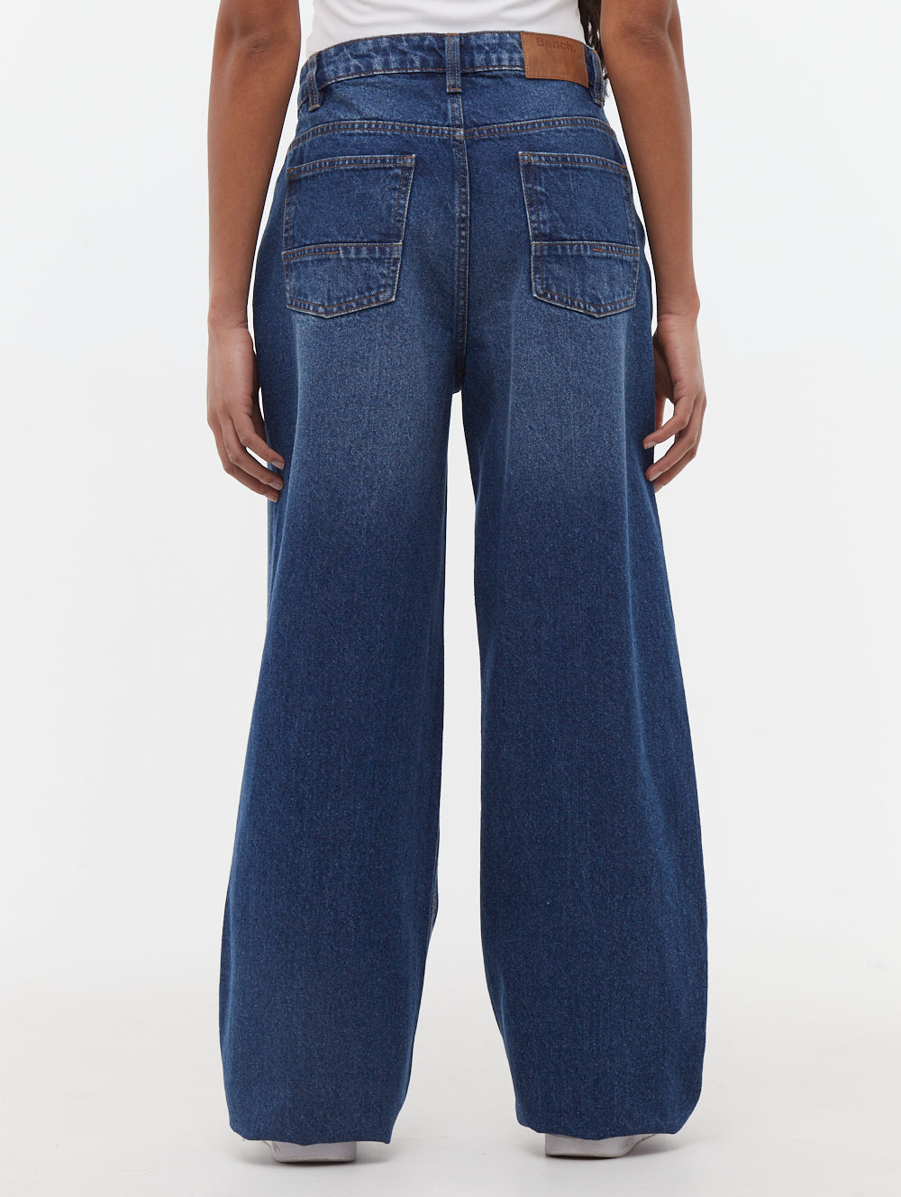 Maxina Wide Leg Jeans - Mid Blue - Bench