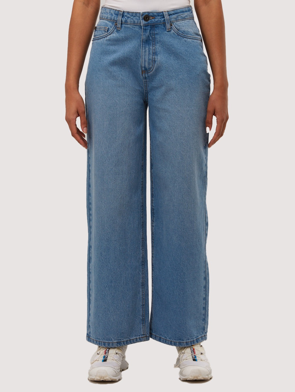 Maxina Wide Leg Jeans - Light Wash - Bench