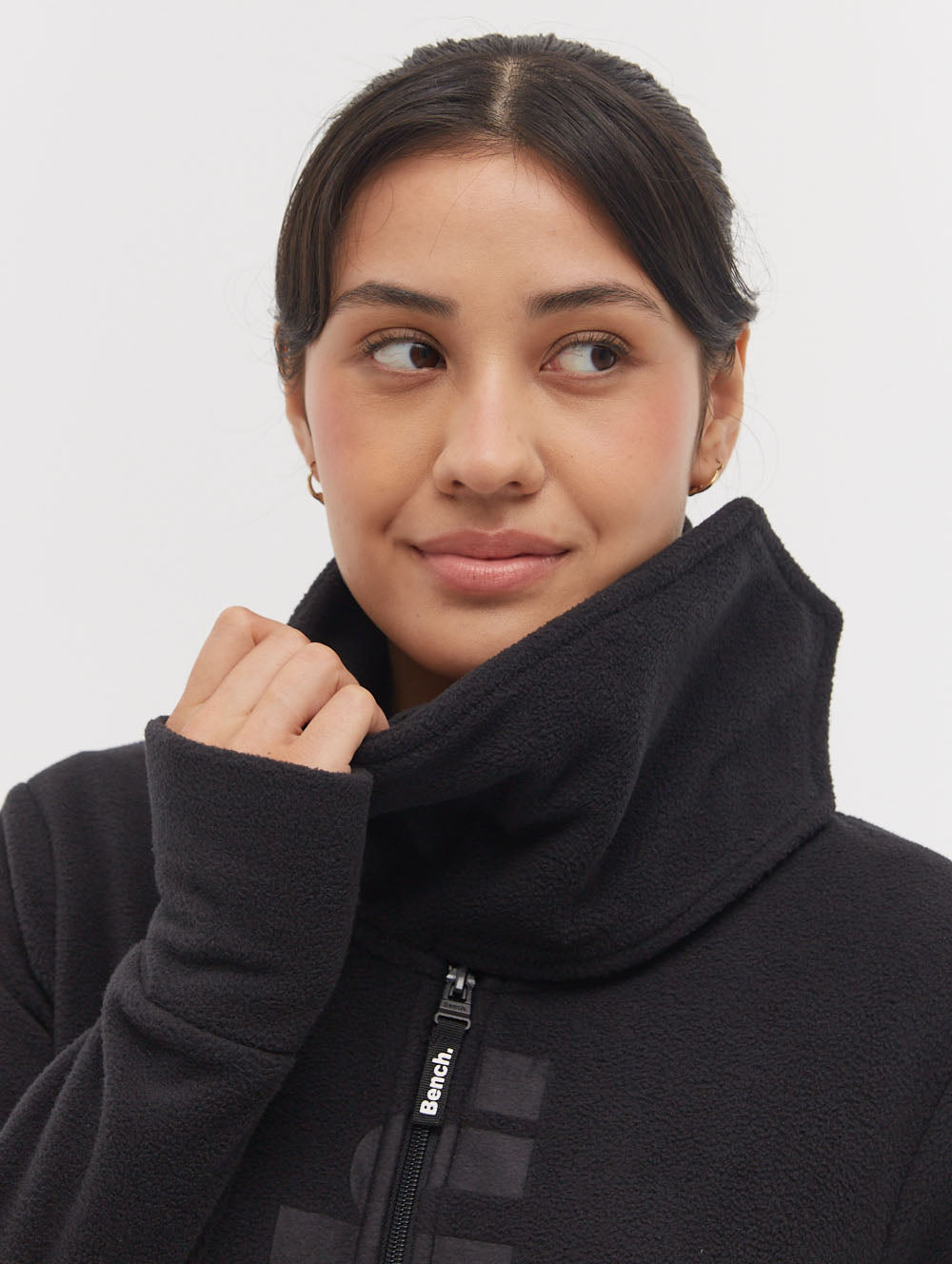 Finish Zip-Up Funnel Neck