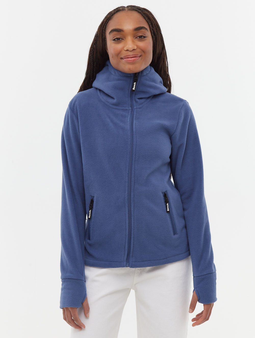 Ninja Microfleece Asymmetric Zip-Up - Bench