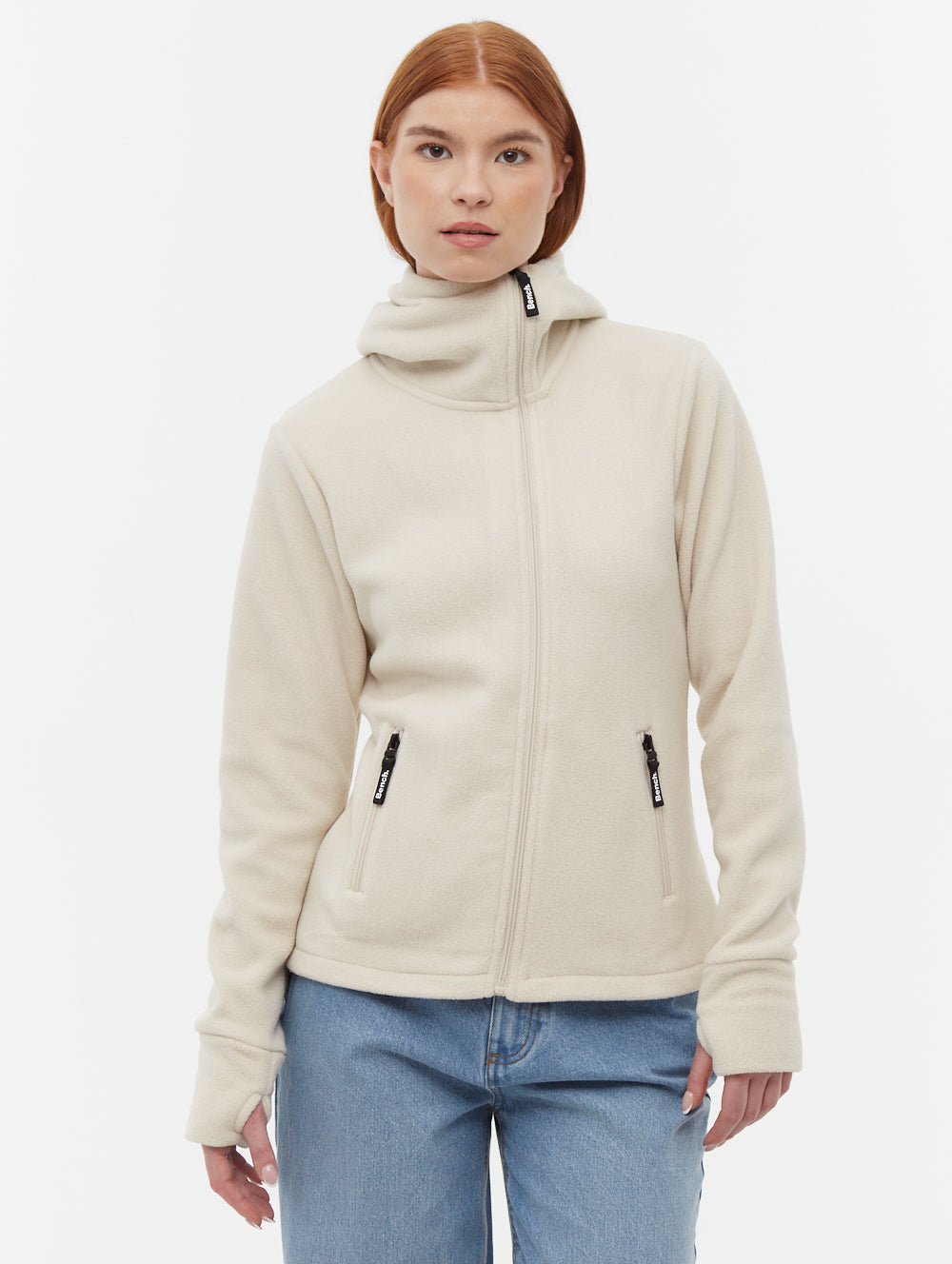 Ninja Microfleece Asymmetric Zip-Up - Bench