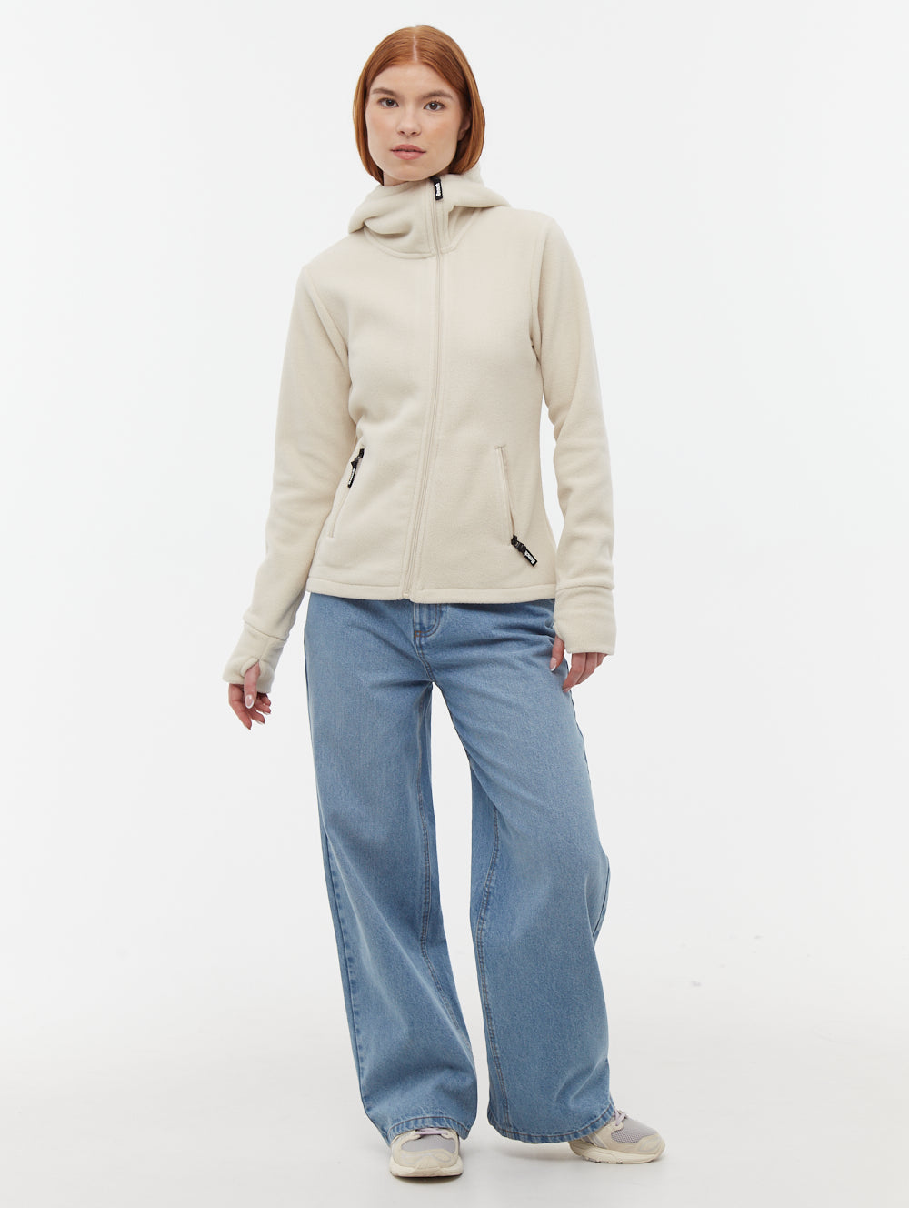 Ninja Microfleece Asymmetric Zip-Up - Bench