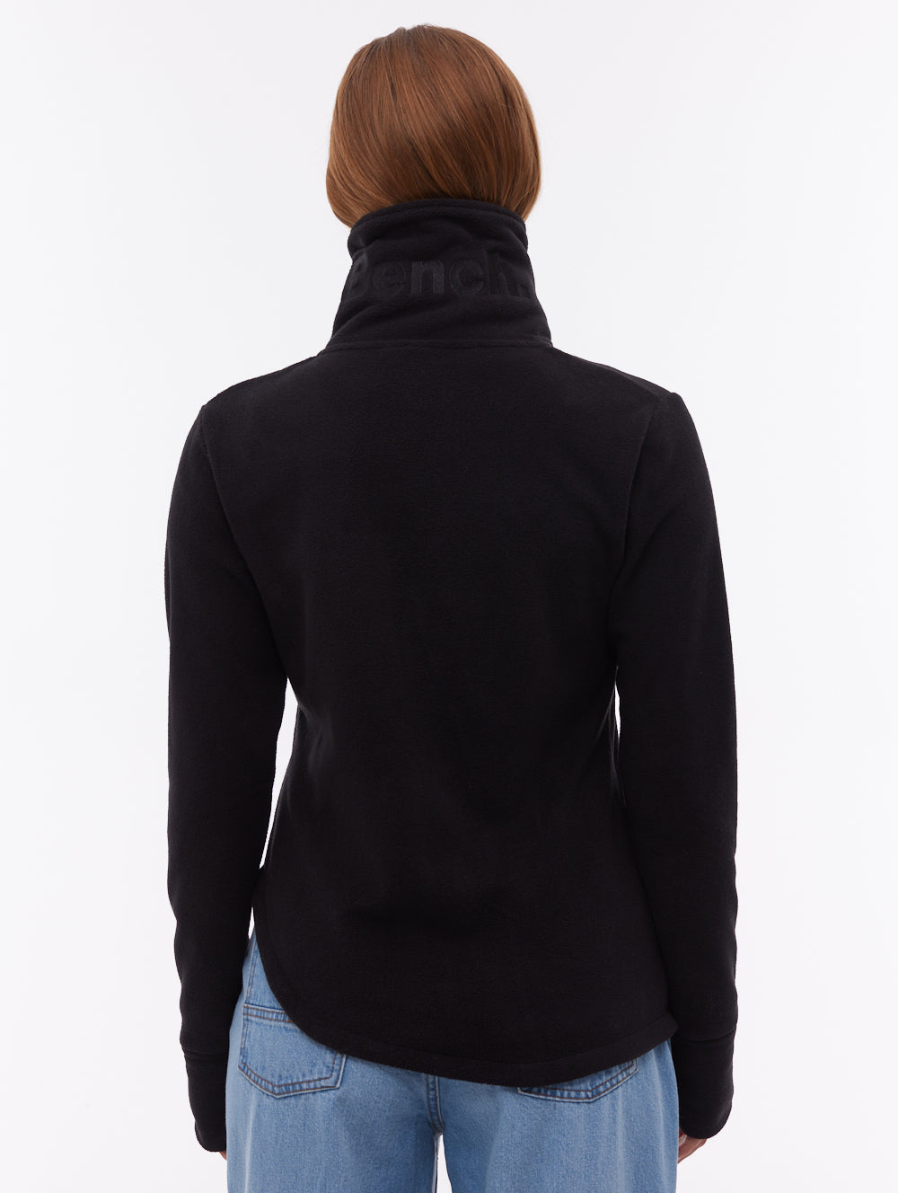 Symmy Asymmetric Zip-Up Funnel Neck - Black - Bench