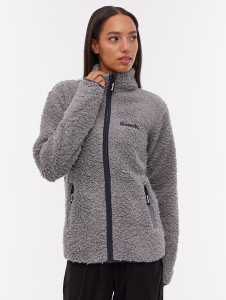 ジャケット・アウター GIUNON drawstring fleece zip-up jacket GIUNON（ジウノン）の「drawstring fleece zip-up jacket / ドロスト