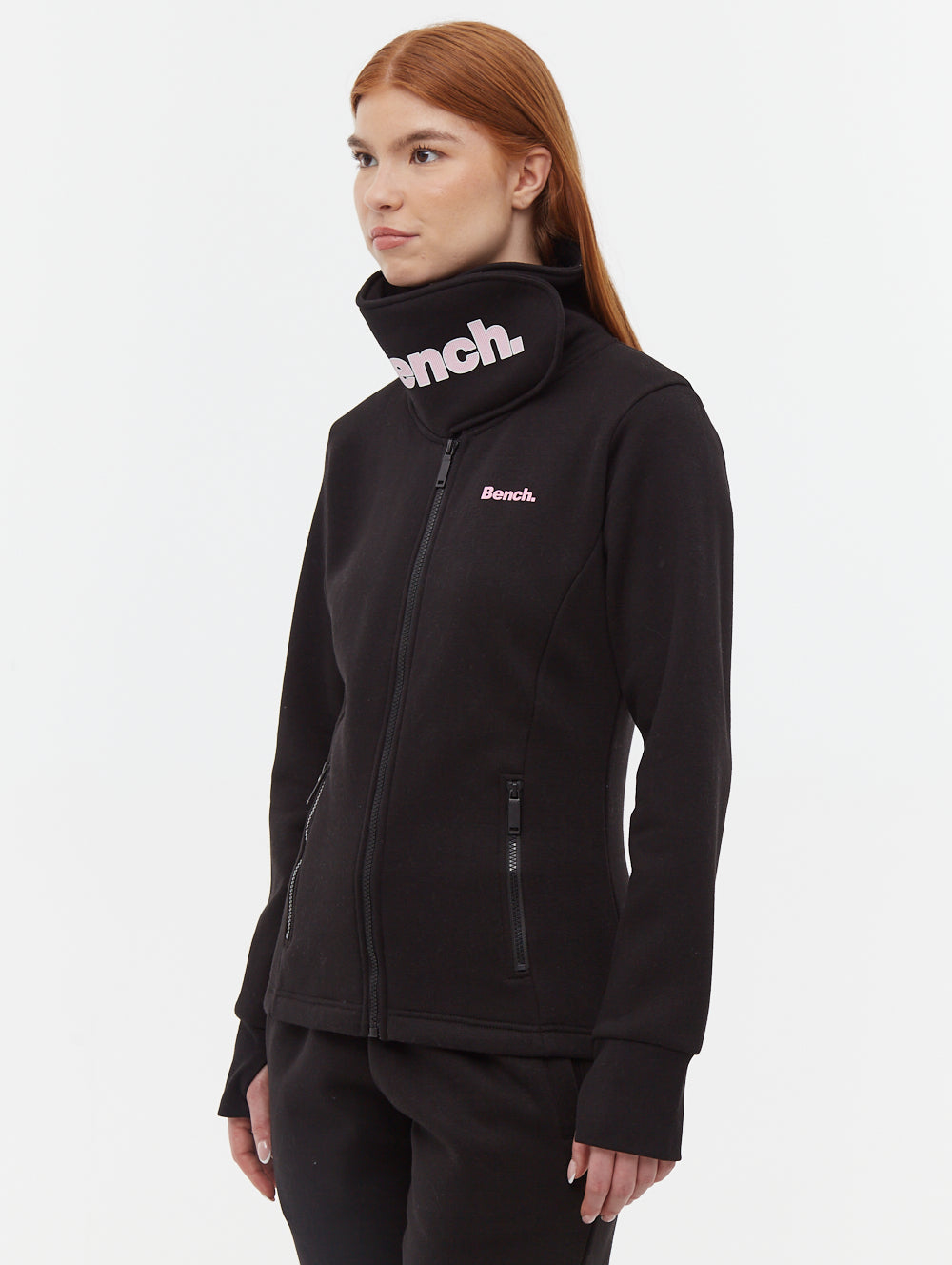 Haylo Wrap Neck Zip-Up | Bench Canada