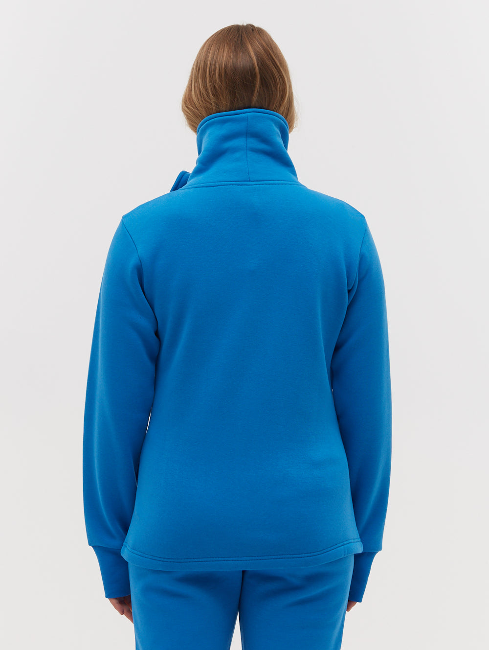 Haylo Wrap Neck Zip-Up