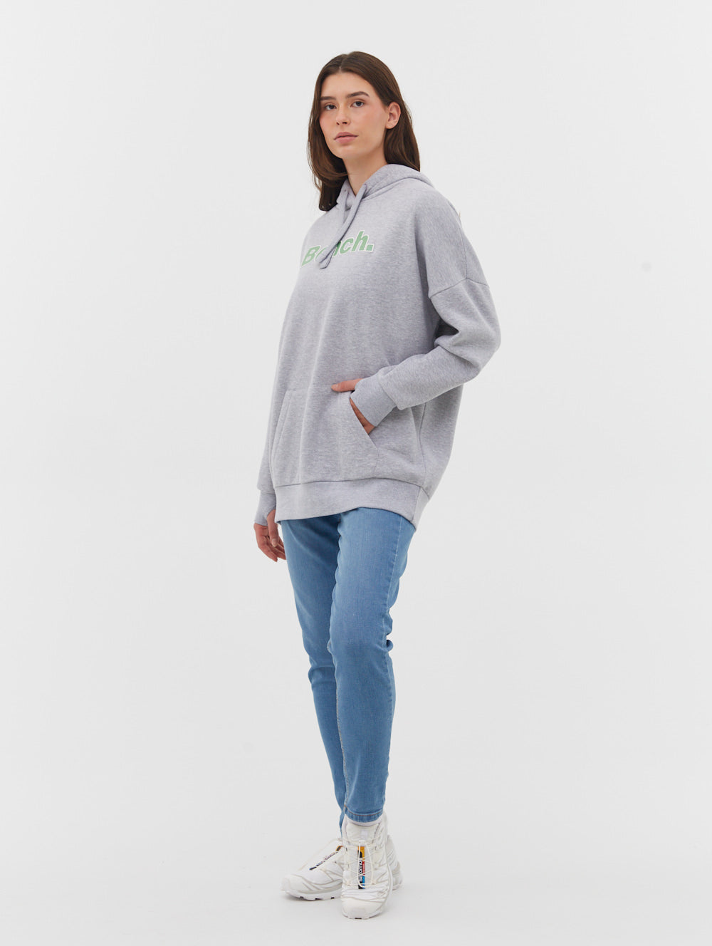 Pull fashion oversize capuche