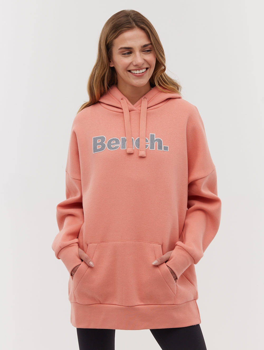 Pink☆ HOWDY hooded sweat Dayla Oversize Hoodie - Pink - Bench