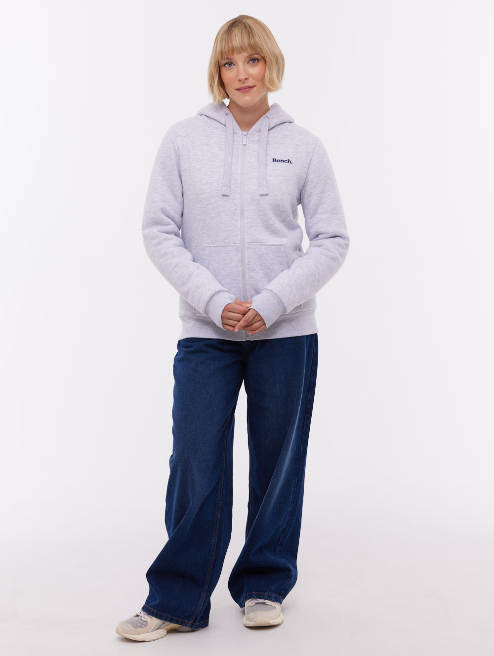 Mintz Sherpa-Lined Zip-Up Hoodie - Grey - Bench