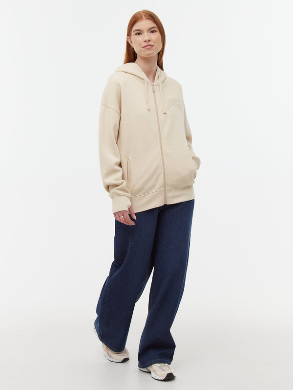 Zira Athletic Logo Zip-Up Hoodie - Bench