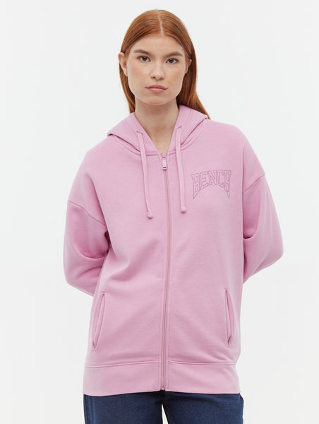 Zira Athletic Logo Zip-Up Hoodie - Bench
