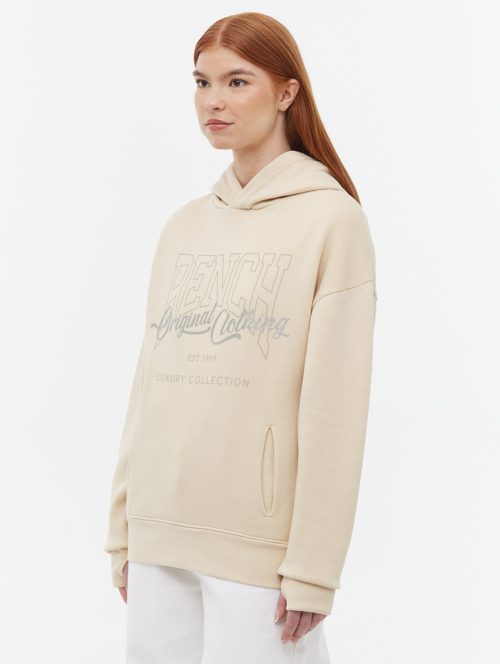Theda Athletic Logo Oversize Hoodie