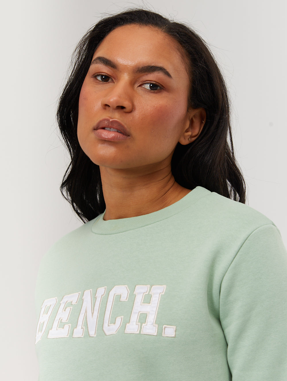 Urlenne Collegiate Logo Crew Neck Sweatshirt Dress - Bench