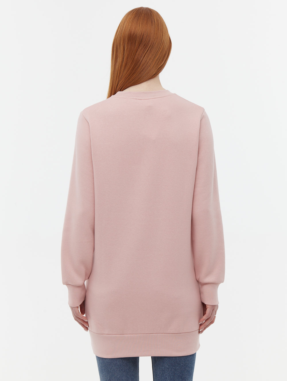 Urlenne Collegiate Logo Crew Neck Sweatshirt Dress - Bench