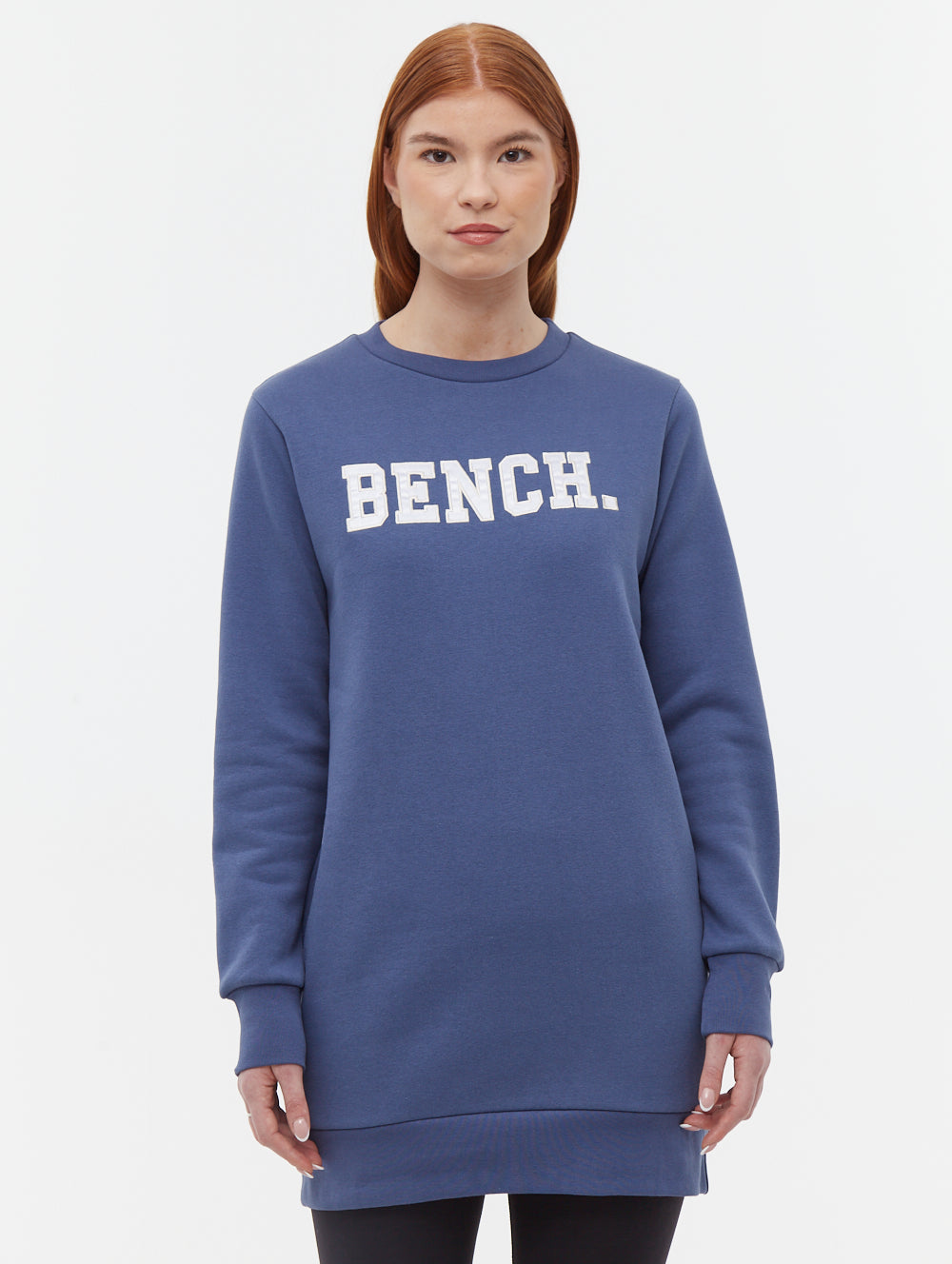 Urlenne Collegiate Logo Crew Neck Sweatshirt Dress - Bench