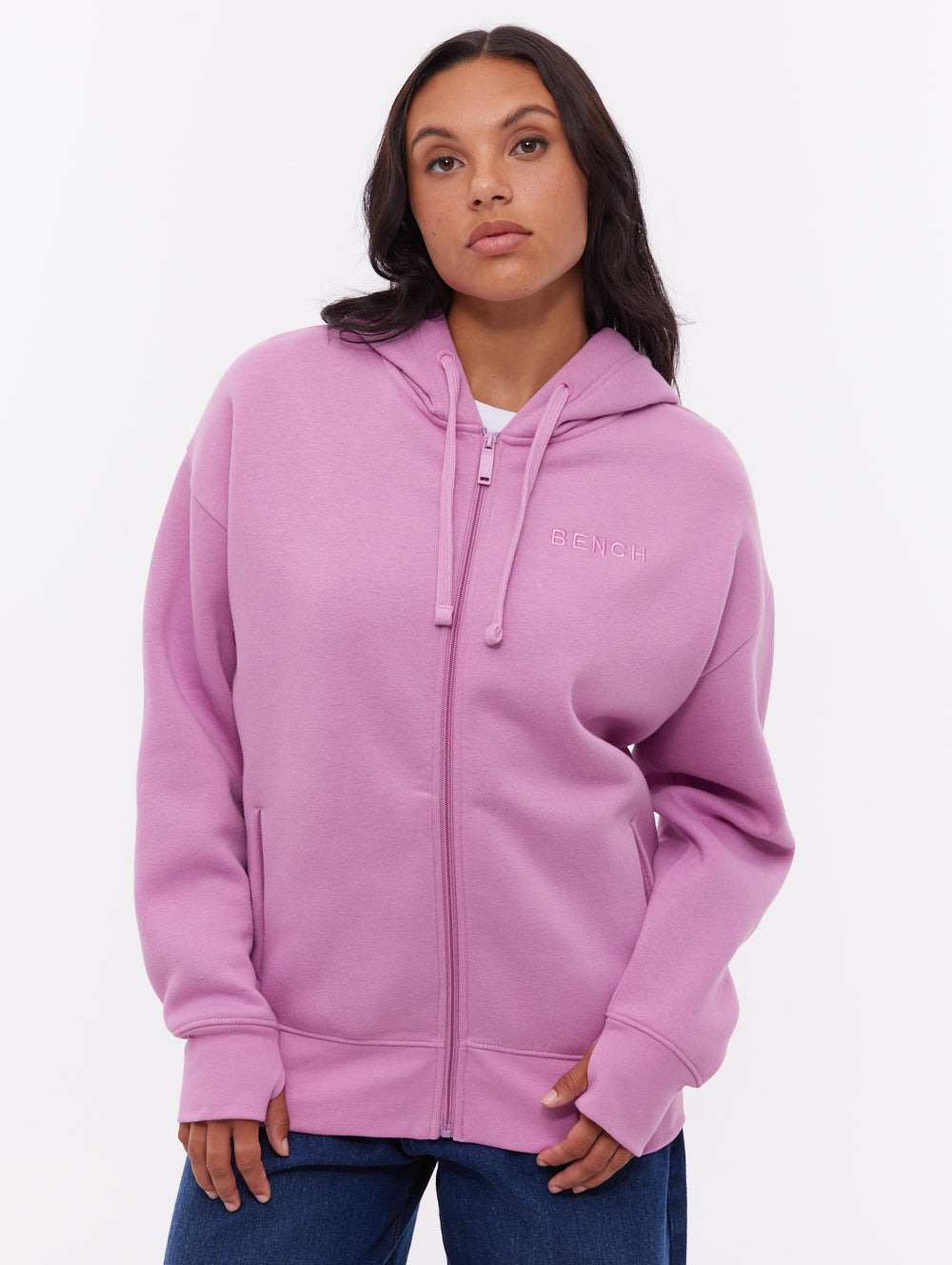 Temra Back Logo Zip-Up Hoodie | Bench Canada
