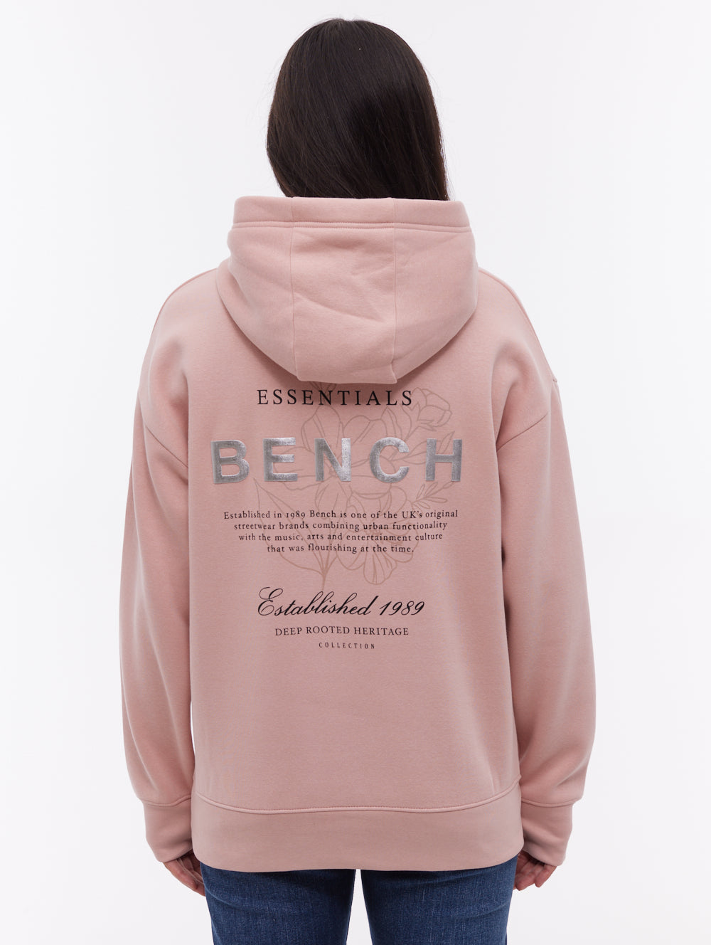 Harmy chandail à capuchon avec graphique au dos - Rose