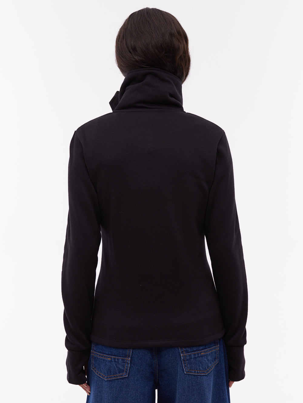 Sheli Black BK001 Funnel Zips Small Logo Shot 3