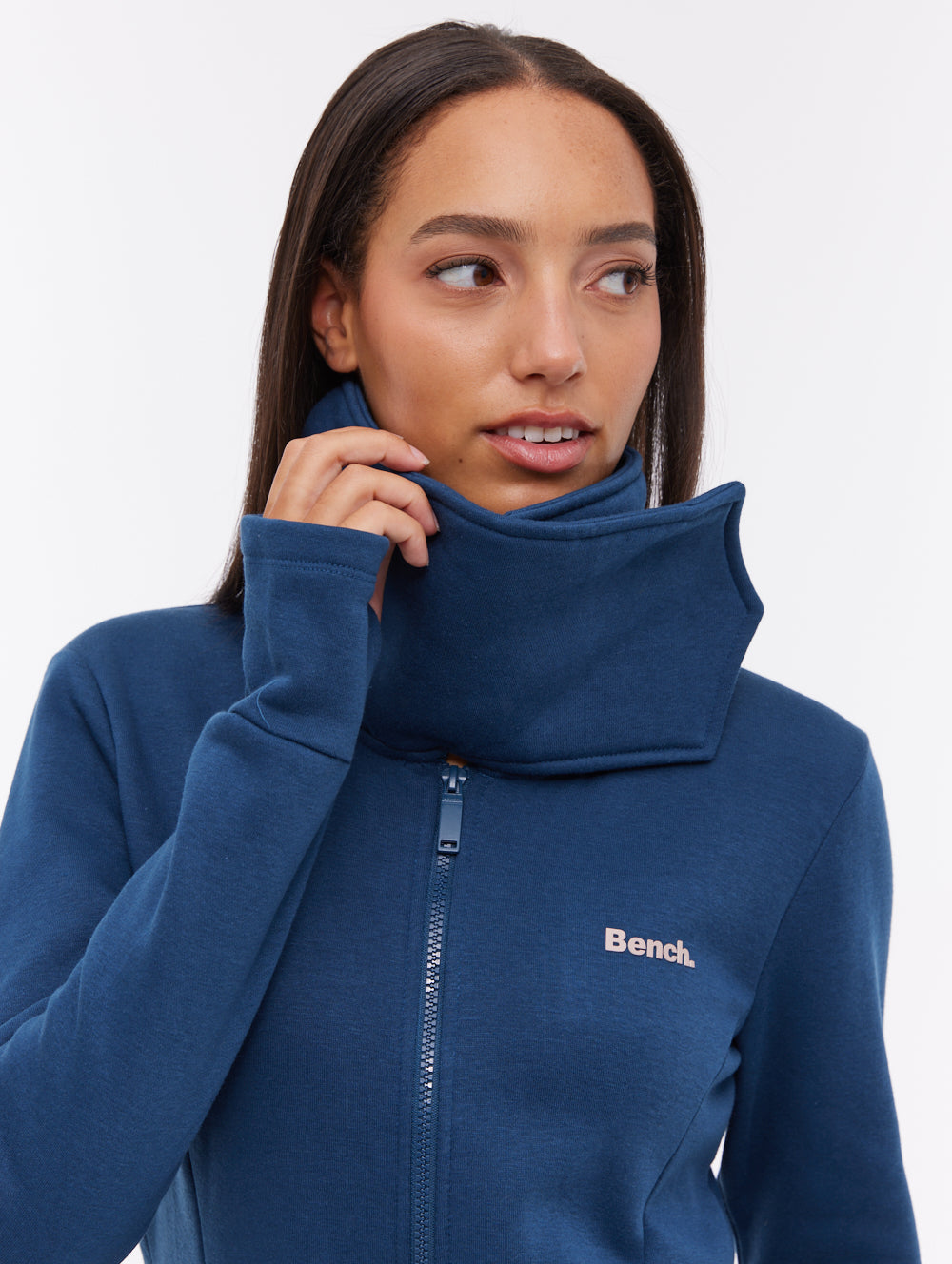 Sheli Blue NY018 Funnel Zips Small Logo Shot 2