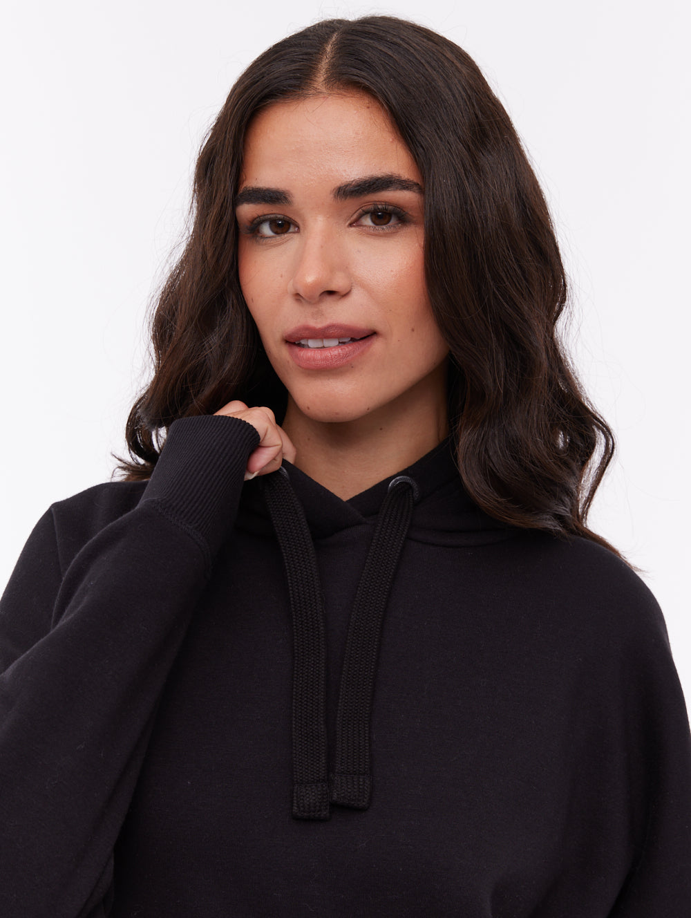 Fray Black BK001 Hoodies Oversized Tab Shot 1