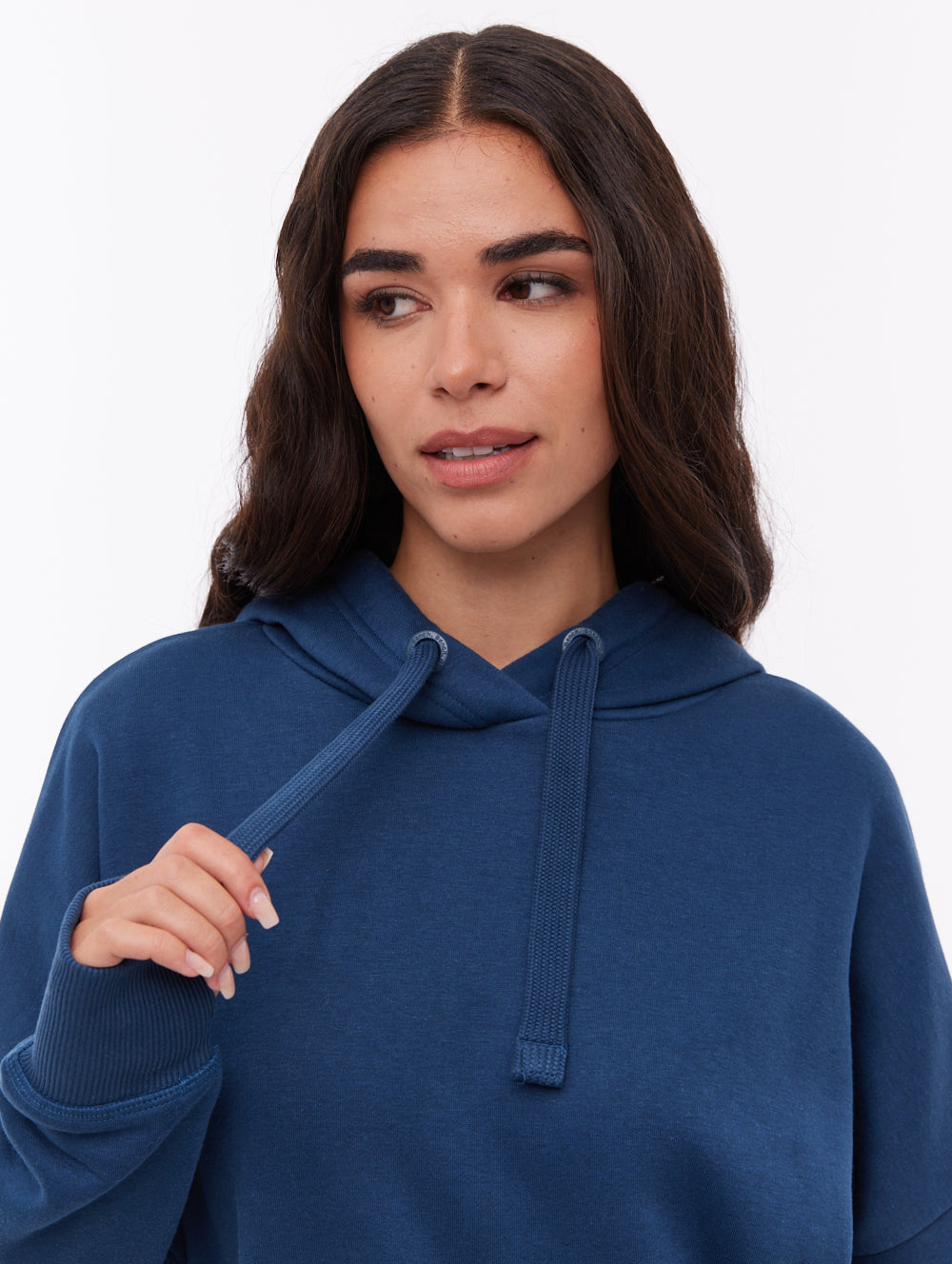 Fray Blue NY018 Hoodies Oversized Tab Shot 2