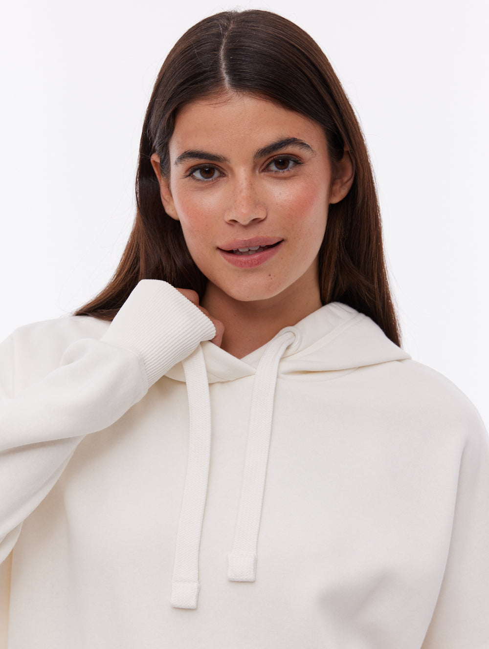 Fray White WH007 Hoodies Oversized Tab Shot 1
